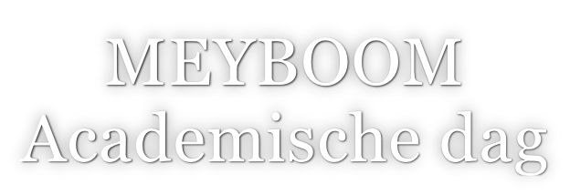 MEYBOOM Academische dag